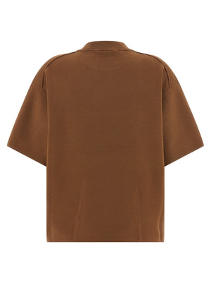 Max Mara Brauner Viskose-Cardigan