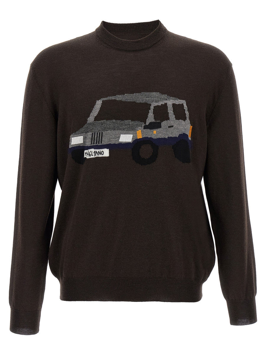Magliano Brauner Wollcardigan