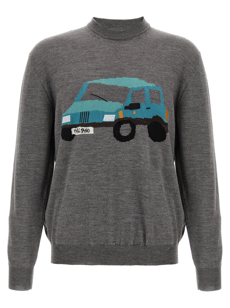 Magliano Grauer Wollcardigan
