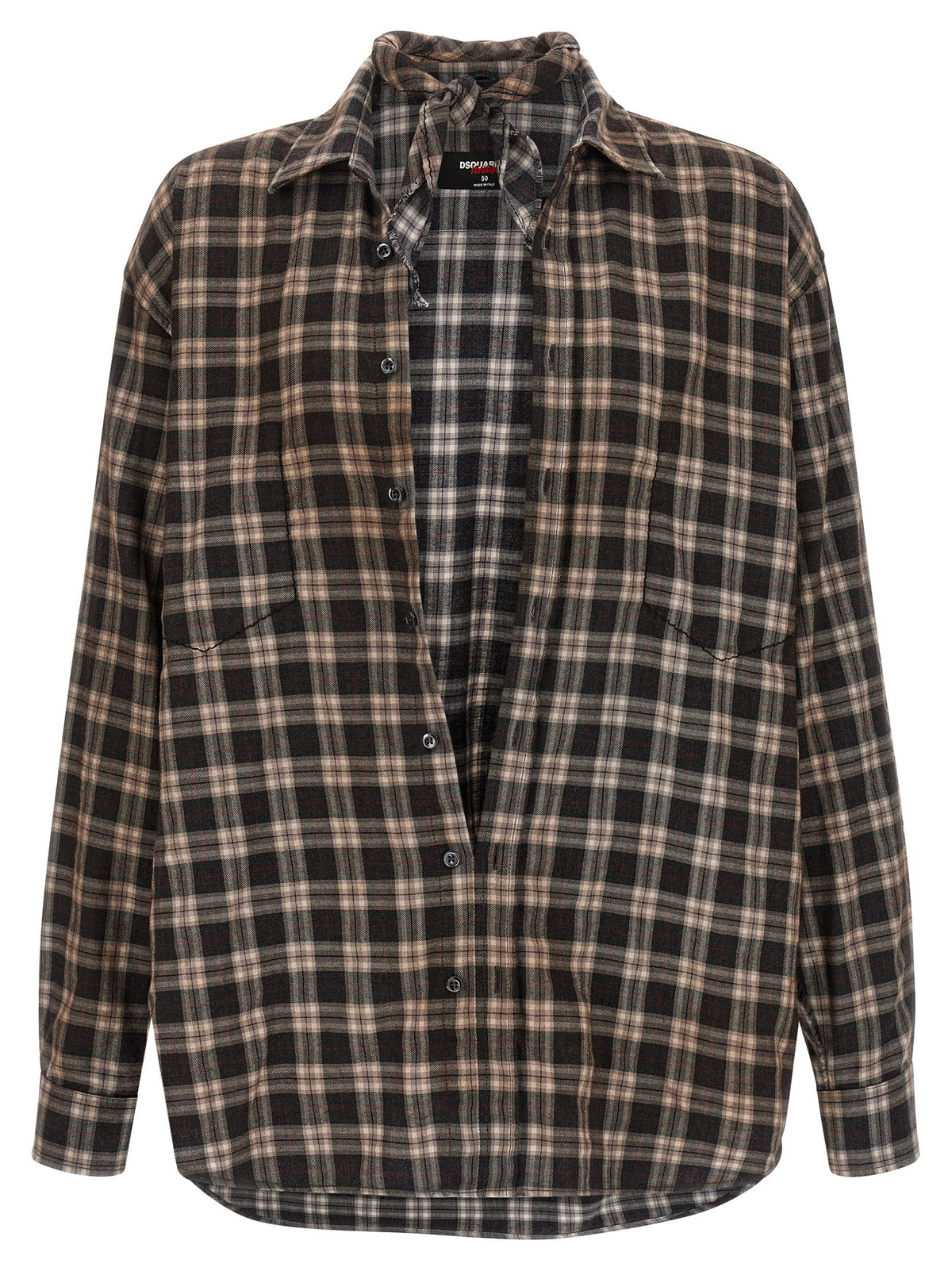 Dsquared² Mehrfarbige Baumwollbluse