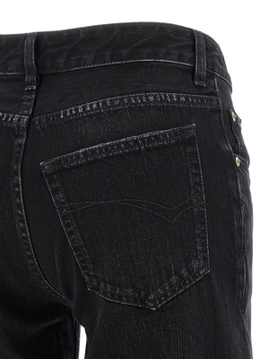 Balenciaga Schwarze Baumwoll-Schlagjeans