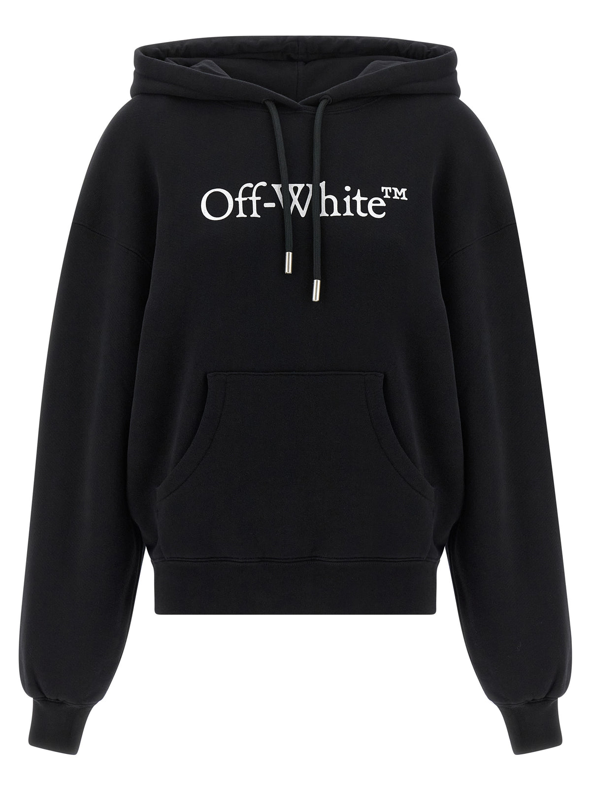 Off-White Zweifarbige Baumwollkapuzenjacke