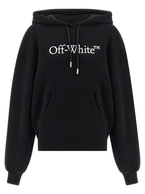 Off-White Zweifarbige Baumwollkapuzenjacke