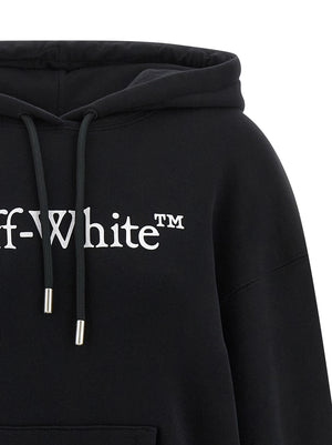 Off-White Zweifarbige Baumwollkapuzenjacke