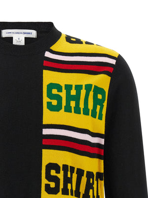 Comme Des Garçons Schwarzer Cardigan aus Acetat