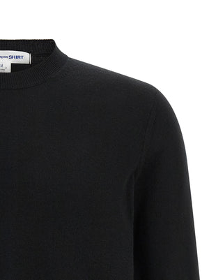 Comme Des Garçons Schwarzer Cardigan aus Acetat