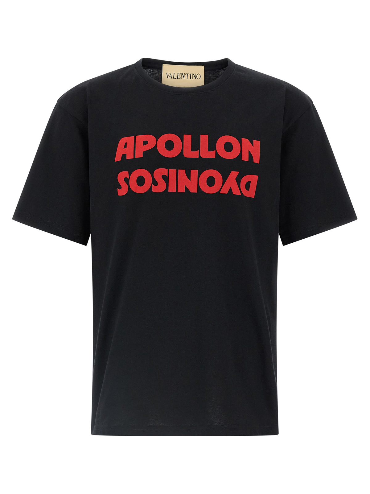 Valentino Garavani Schwarzes Baumwoll-T-Shirt