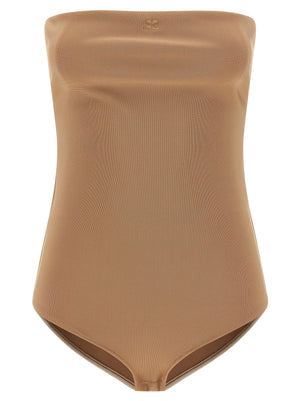Courrèges Beige Viskose Body