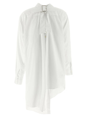Comme Des Garçons Weiße Baumwollbluse