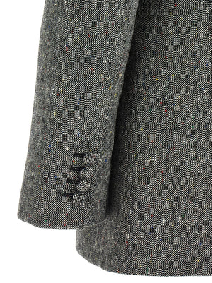 Valentino Garavani Grauer Blazer aus reiner Schurwolle