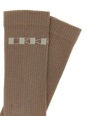 DRKSHDW Beige Cotton Socks