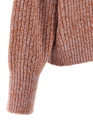 Dries Van Noten Mehrfarbige Wollstrickjacke