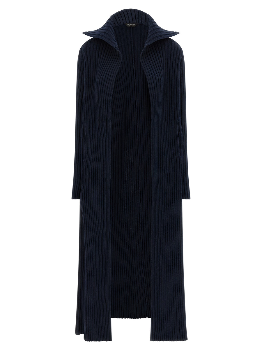 Balenciaga Blauer Cardigan aus Polyester
