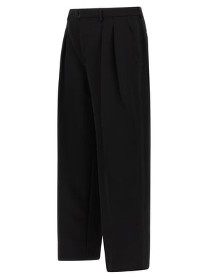 Dolce & Gabbana Schwarze Hose aus reiner Schurwolle