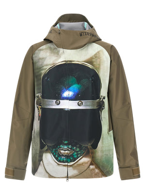 Undercover Zweifarbige Nylon-Shell-Jacke
