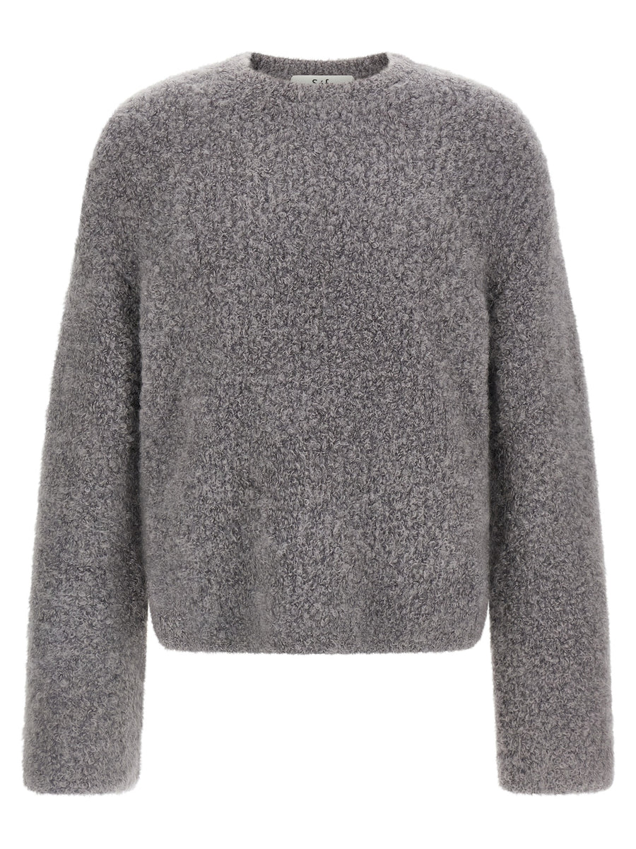 SÉFR Grauer Strickcardigan