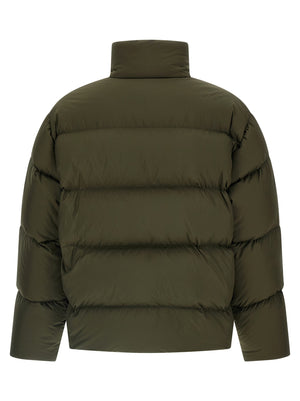 Saint Laurent Bicolor-Polyester-Bomberjacke