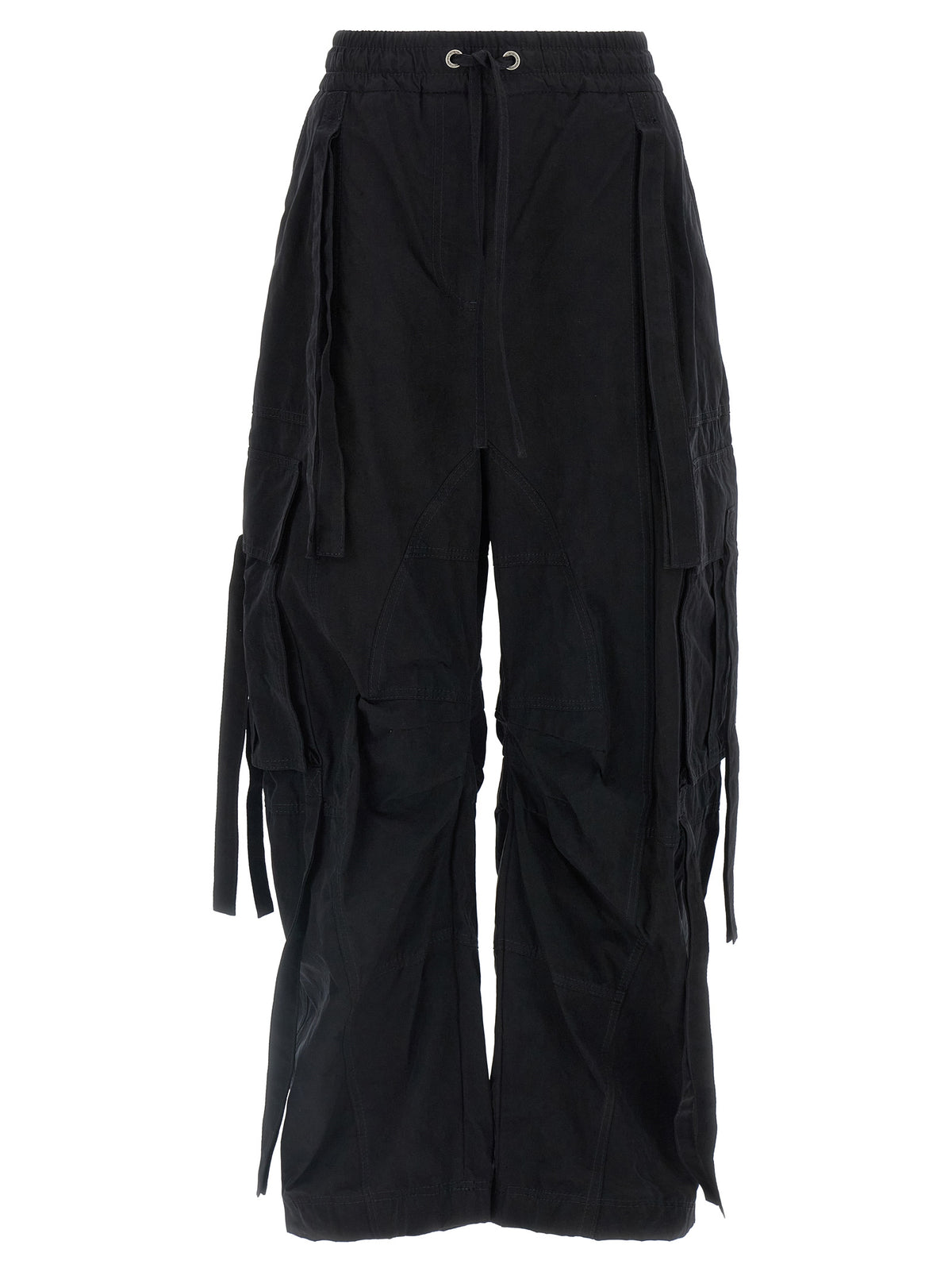 Dolce & Gabbana Schwarze Cargo-Hose aus Baumwolle