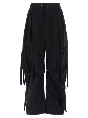 Dolce & Gabbana Schwarze Cargo-Hose aus Baumwolle