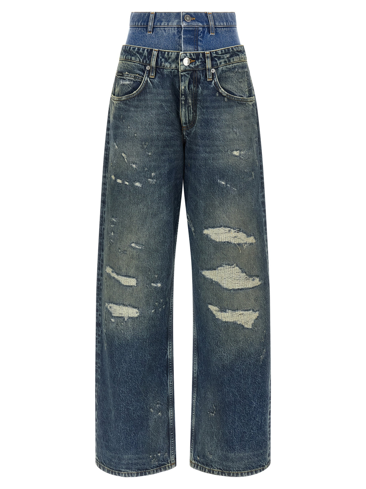 Dolce & Gabbana Blaue Baumwolljeans Denim
