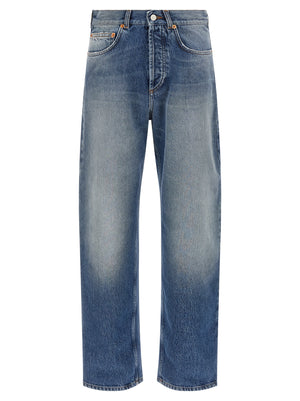 Magliano Blaue Jeans aus Baumwolle im geraden Schnitt
