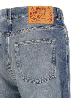 Magliano Blaue Jeans aus Baumwolle im geraden Schnitt