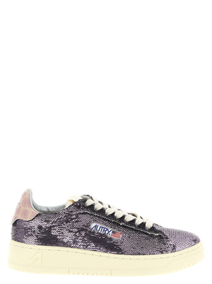 Autry Mehrfarbige Low-Top-Sneaker aus Polyester