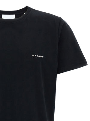 Isabel Marant Schwarzes Baumwoll-T-Shirt