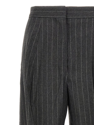 Sportmax Graue Hose aus reiner Schurwolle