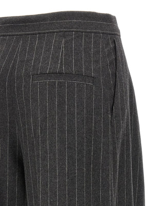 Sportmax Graue Hose aus reiner Schurwolle