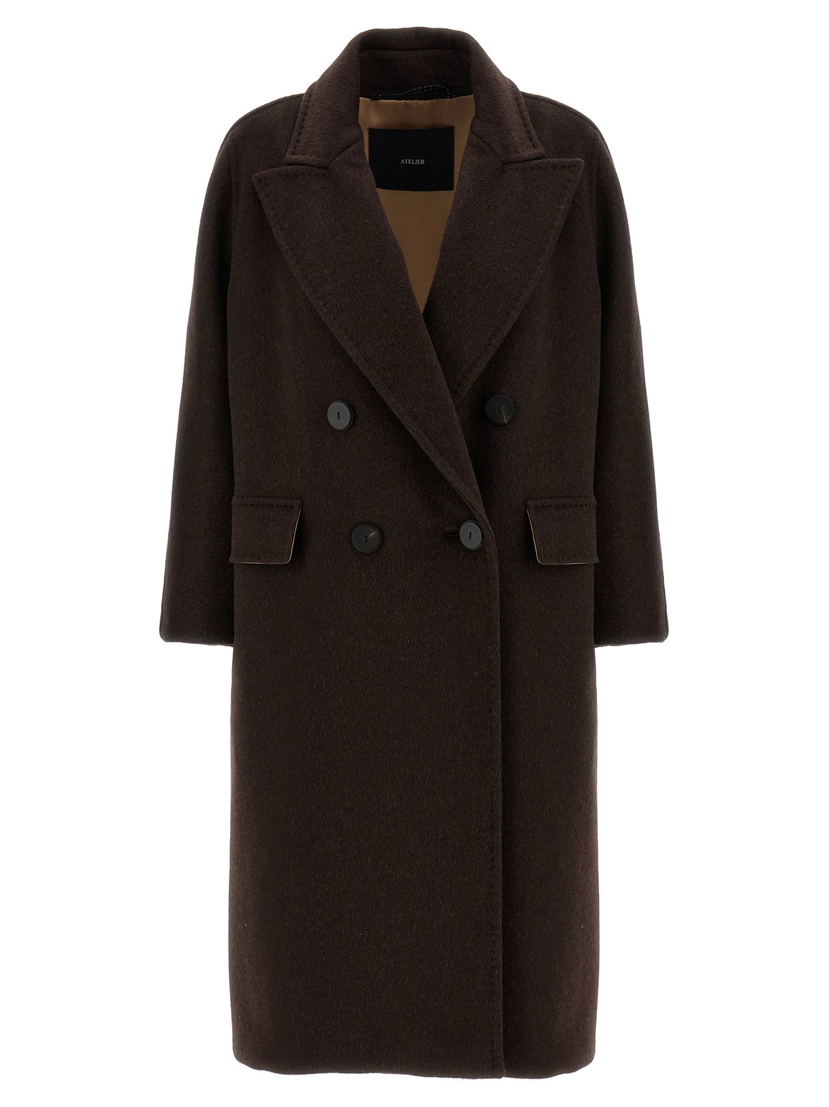 Max Mara Brauner Kaschmir-Mantel