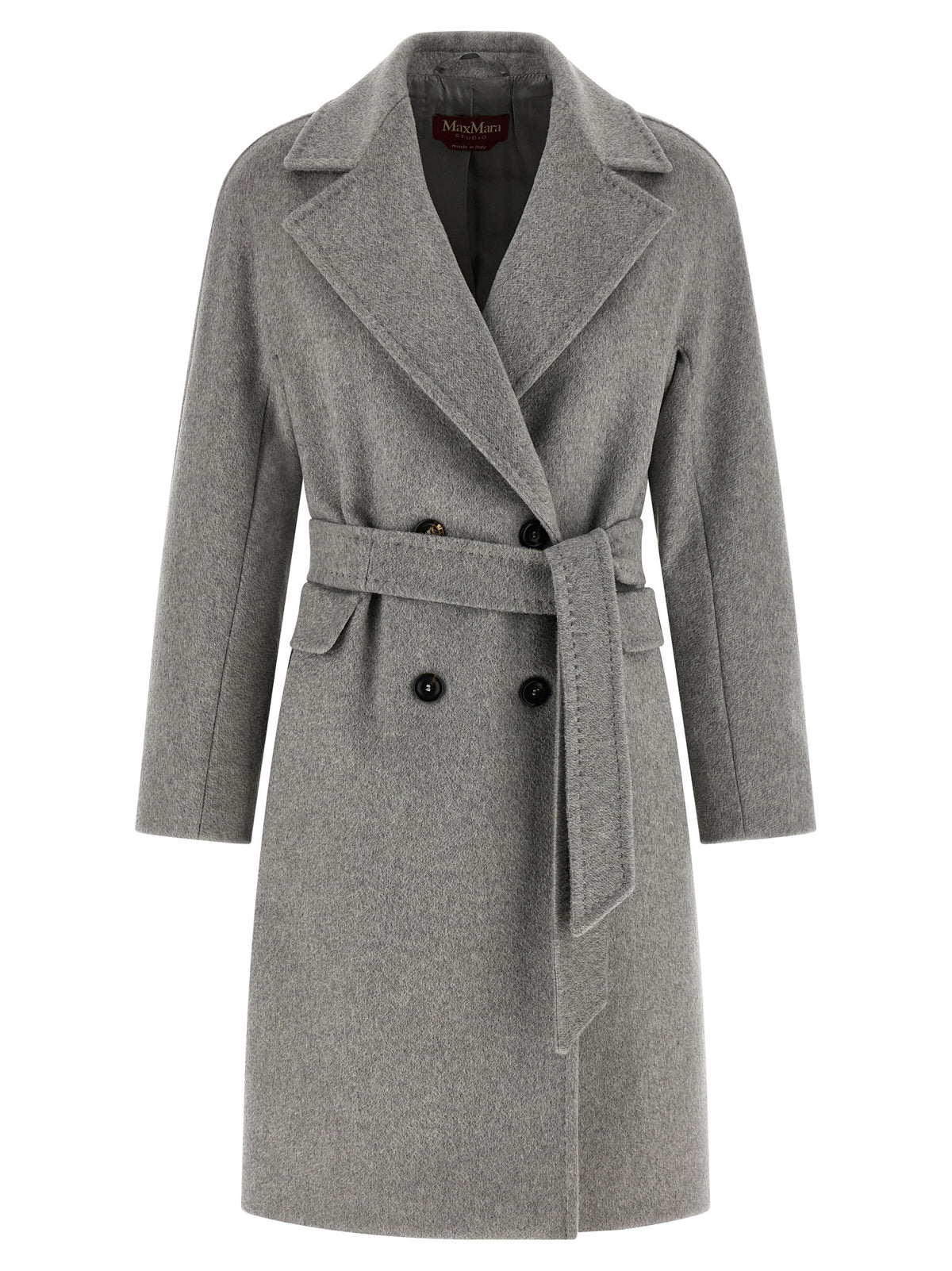 Max Mara Grauer Kaschmir-Mantel