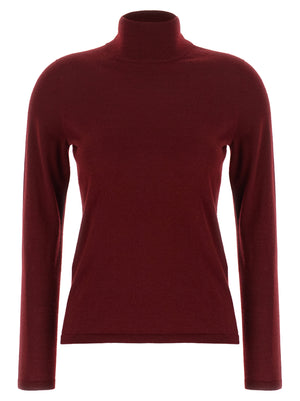 Max Mara Kaschmir-Strickjacke in Bordeaux