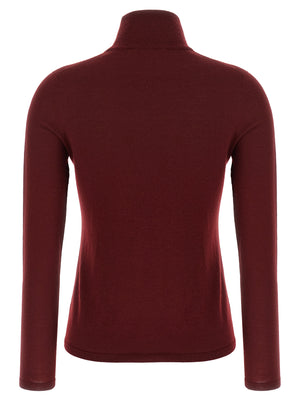 Max Mara Kaschmir-Strickjacke in Bordeaux