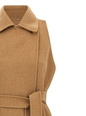 Max Mara Beiger Wollmantel