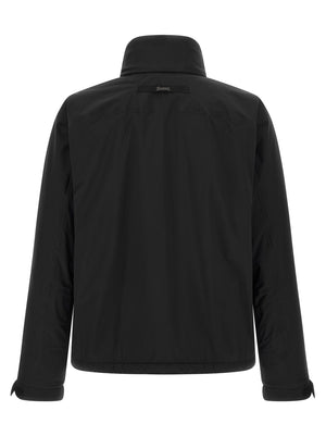 LAMINAR Schwarze Polyamid-Shell-Jacke