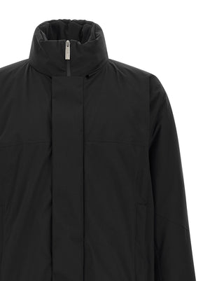 LAMINAR Schwarze Polyamid-Shell-Jacke