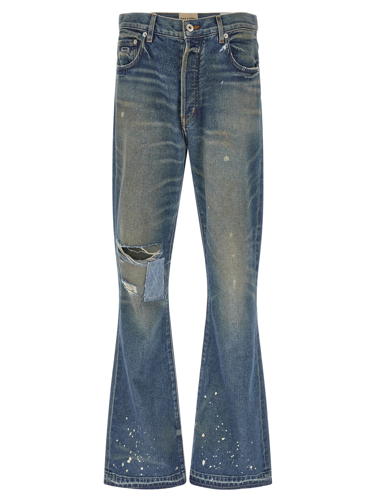GALLERY DEPT. Blaue Baumwoll-Jeans mit ausgestelltem Bein
