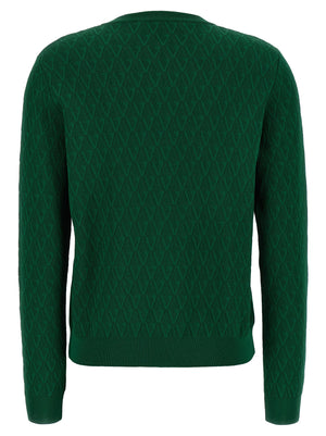 Versace Zweifarbige Viskose-Strickjacke