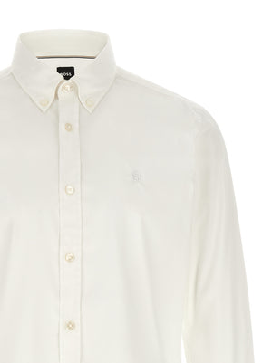 Hugo Boss Weiße Baumwollbluse