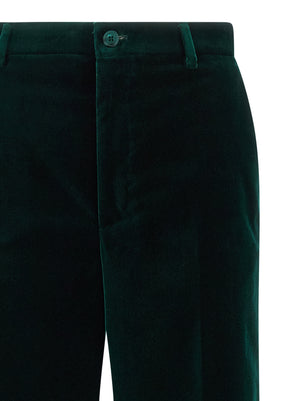 Gucci Zweifarbige Baumwoll-Freizeithose