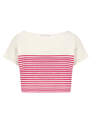 Balmain Fuchsia Cotton T-Shirt