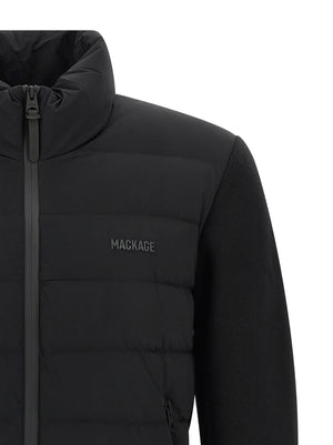 Mackage Blaue Strickjacke aus Nylon