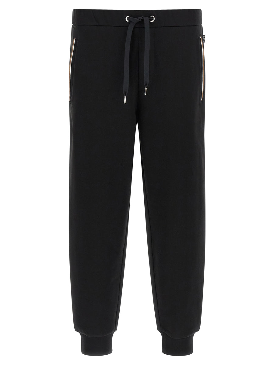 Black Cotton Joggers (Workout Pants)