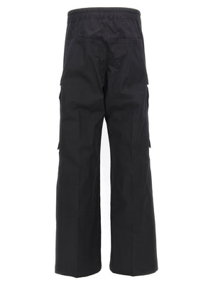Rick Owens Schwarze Cargo-Hose aus Baumwolle