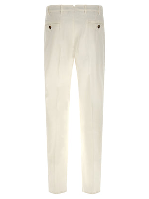 Brunello Cucinelli Weiße Baumwollhose im Casual-Look