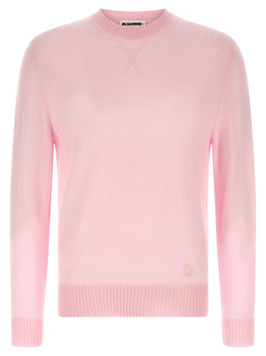 Jil Sander Mehrfarbige Strickjacke aus reiner Schurwolle