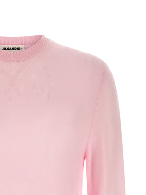Jil Sander Mehrfarbige Strickjacke aus reiner Schurwolle