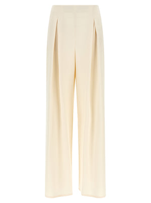 Max Mara Weiße Seidenhose für den Alltag