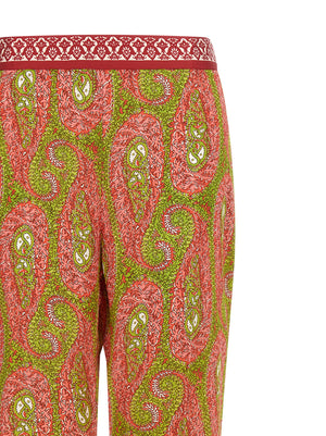 Etro Mehrfarbige Hose aus Polyester